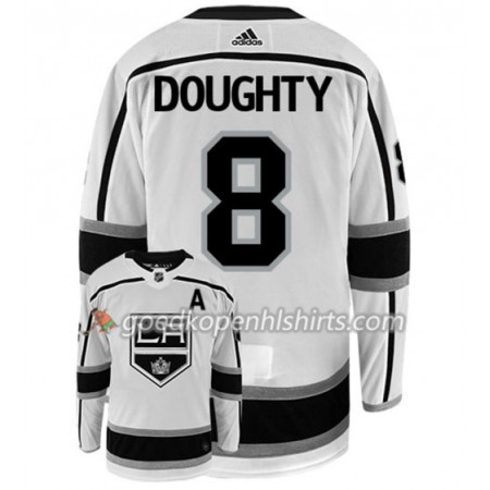 Los Angeles Kings DREW DOUGHTY 8 Adidas Wit Authentic Shirt - Mannen